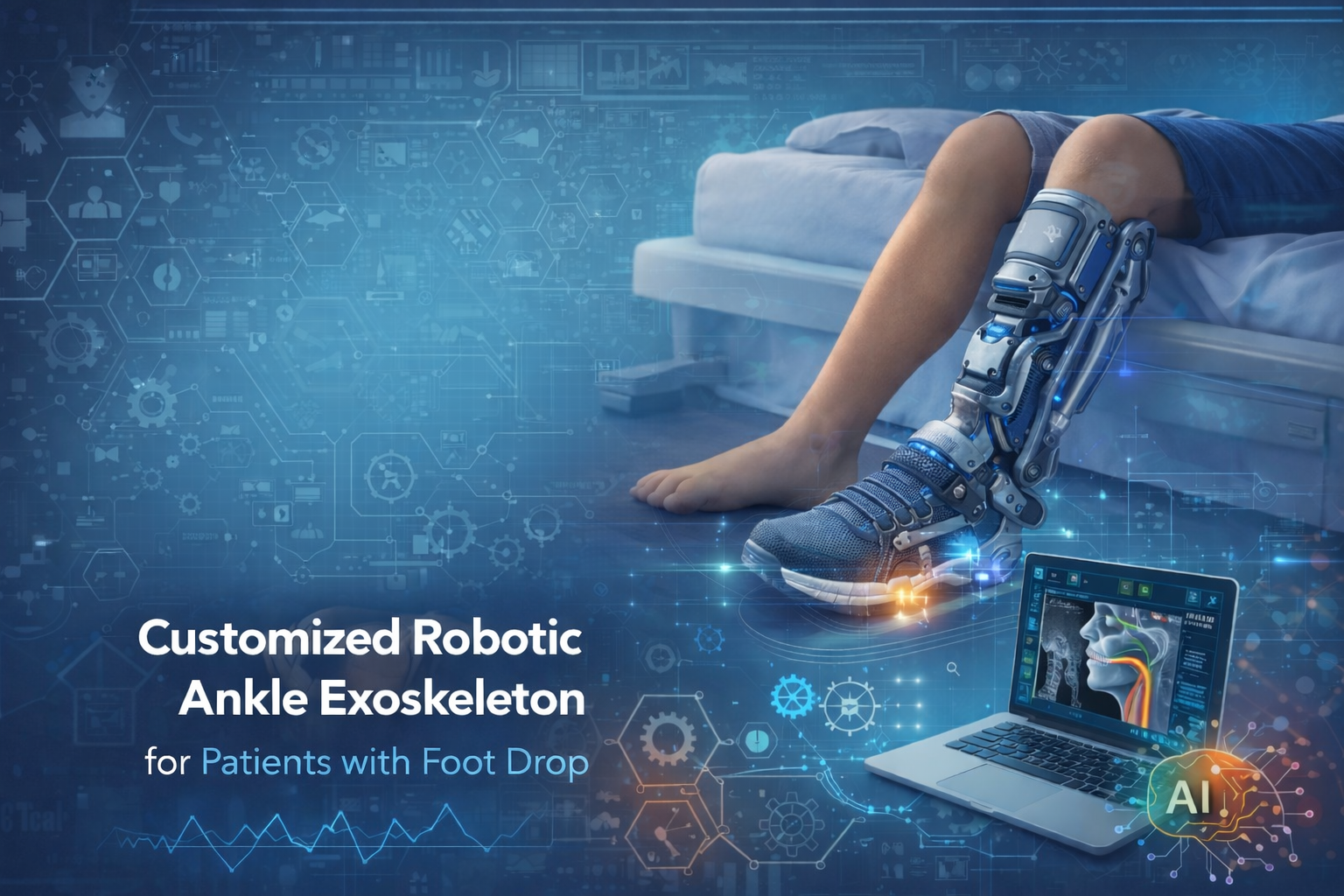 Customized Robotic Ankle Exoskeleton for Foot Drop